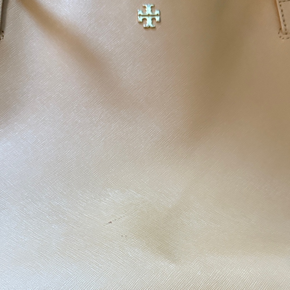 Tory Burch Camel Leather Tote - Picture 4 of 13
